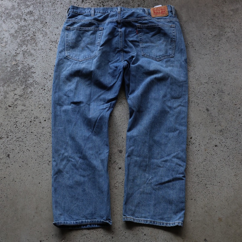 Levi's 569 Loose Straight Jeans Mens Size 40x30 Medium Wash Blue Denim Baggy